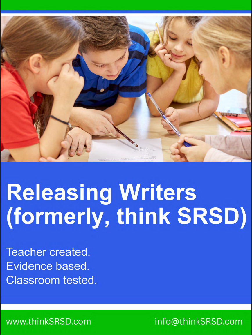 Introduction to Science of Writing Releasing Writers (formerly think SRSD)